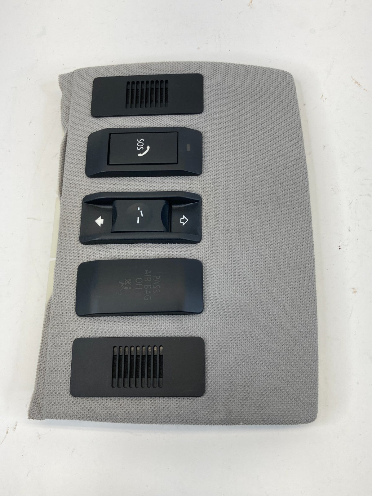 09 10 BMW 535i xDrive Overhead Headliner Trim Panel Sunroof Switch 712507207 OEM