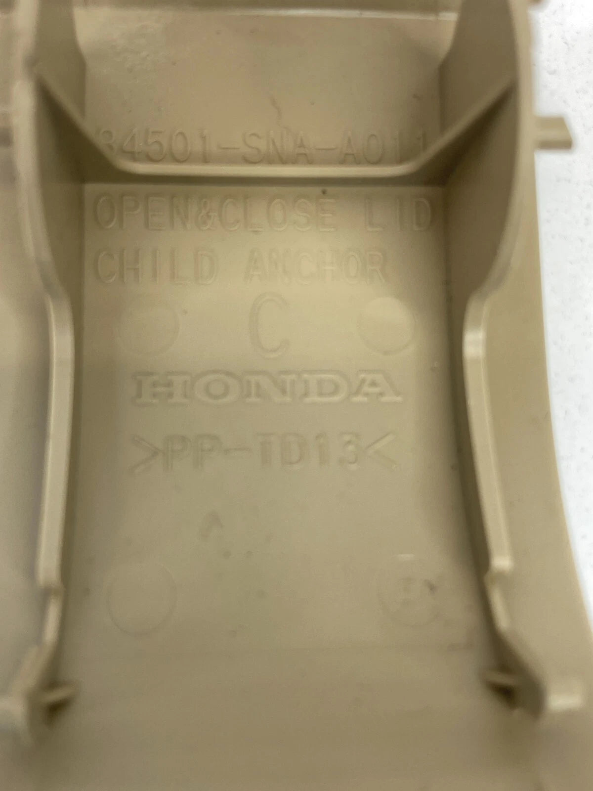 2006-2011 HONDA CIVIC REAR CHILD SEAT RESTRAINT ANCHOR COVER 84501-SNA-A011 OEM