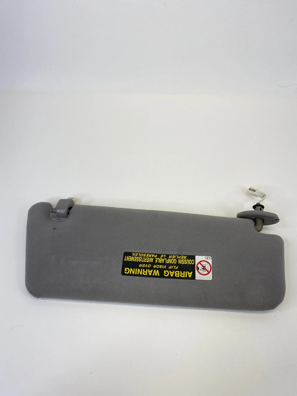 2002 2003 LEXUS ES300 ROOF LEFT DRIVER SUNVISOR SUN VISOR CLOTH GRAY W CLIP