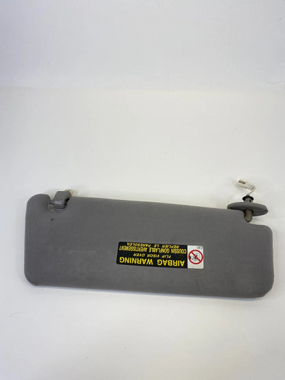 2002 2003 LEXUS ES300 ROOF LEFT DRIVER SUNVISOR SUN VISOR CLOTH GRAY W CLIP
