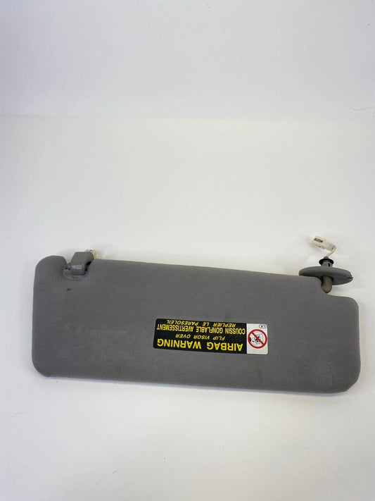 2002 2003 LEXUS ES300 ROOF LEFT DRIVER SUNVISOR SUN VISOR CLOTH GRAY W CLIP