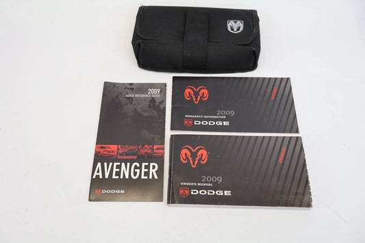 2009 DODGE AVENGER OWNERS MANUAL COVER CASE BLACK OEM