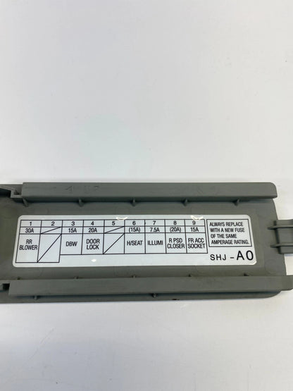 2005-2010 HONDA ODYSSEY INTERIOR RIGHT DASH FUSE BOX COVER LID TRIM PANEL OEM