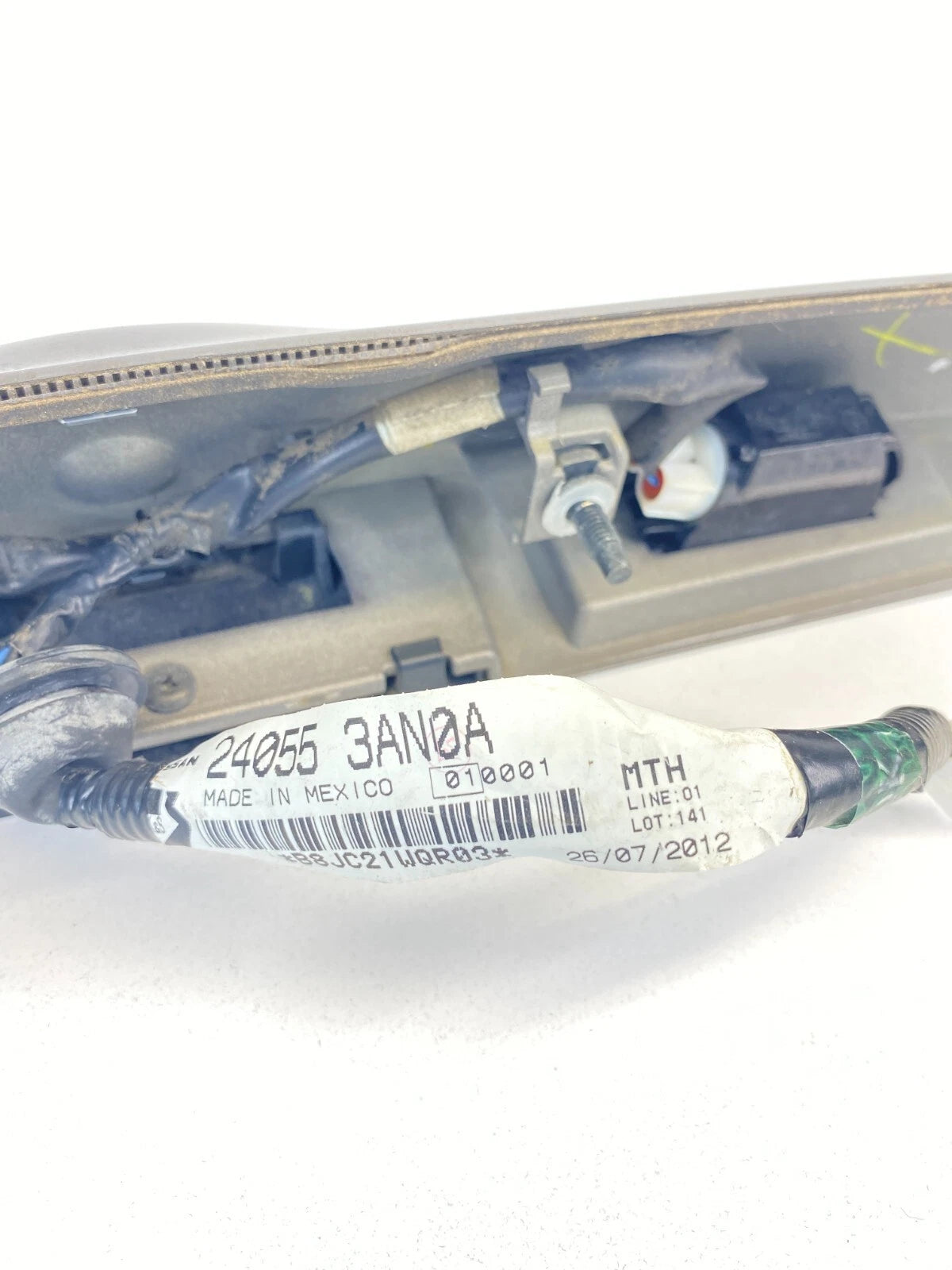 2012-2019 NISSAN VERSA SEDAN TRUNK LID LICENSE GARNISH MOLDING TRIM 24055-3AN0A