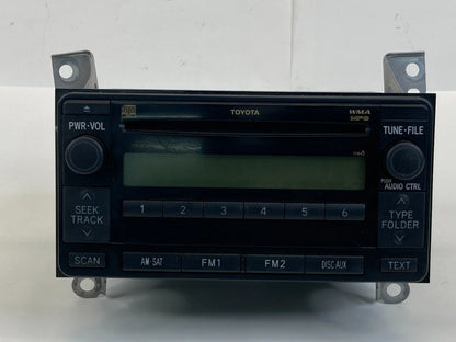 09 10 11 TOYOTA YARIS AM / FM RADIO CD CASSETTE PLAYER RECEIVER 86120-52A20 OEM