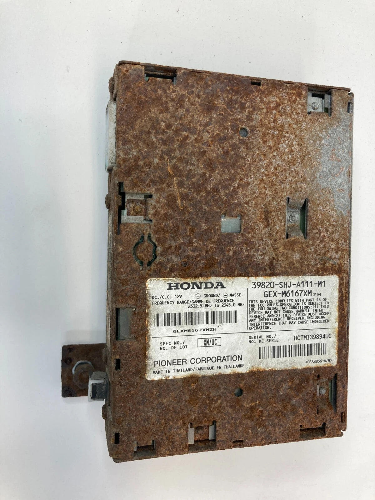2005-2010 HONDA ODYSSEY SATELLITE RADIO RECEIVER CONTROL MODULE 39820-SHJ-A111M1