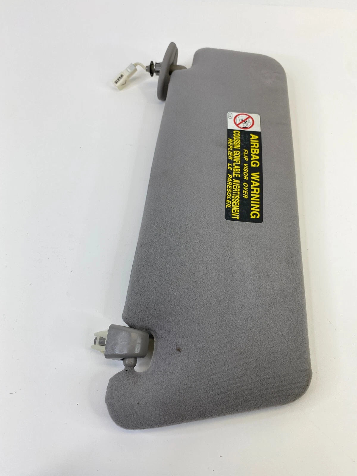 2002 2003 LEXUS ES300 ROOF LEFT DRIVER SUNVISOR SUN VISOR CLOTH GRAY W CLIP