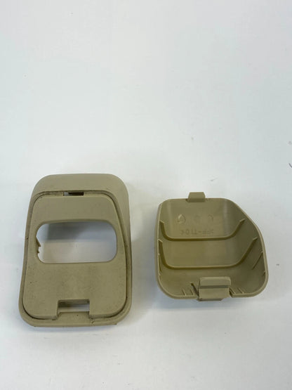 2003 2004 INFINITI G35 COUPE REAR DECK SEAT ANCHOR CHILD COVER TRIM CAP OEM