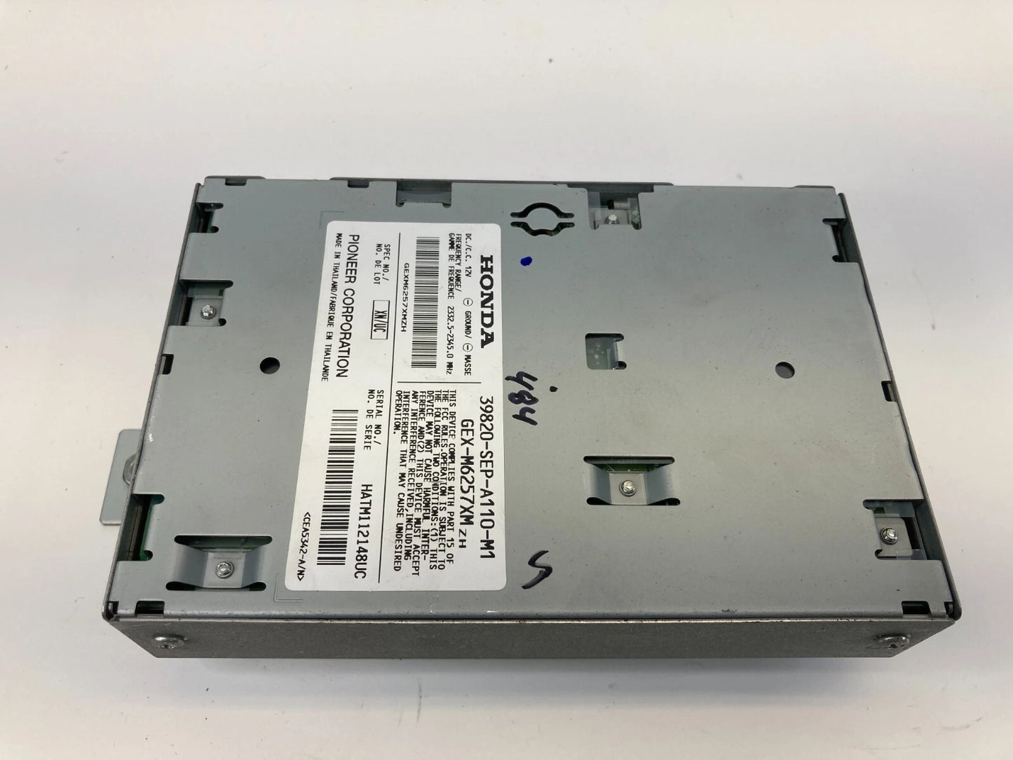 2004-2008 ACURA TL SATELLITE RADIO RECEIVER MODULE UNIT 39820-SEP-A110 OEM