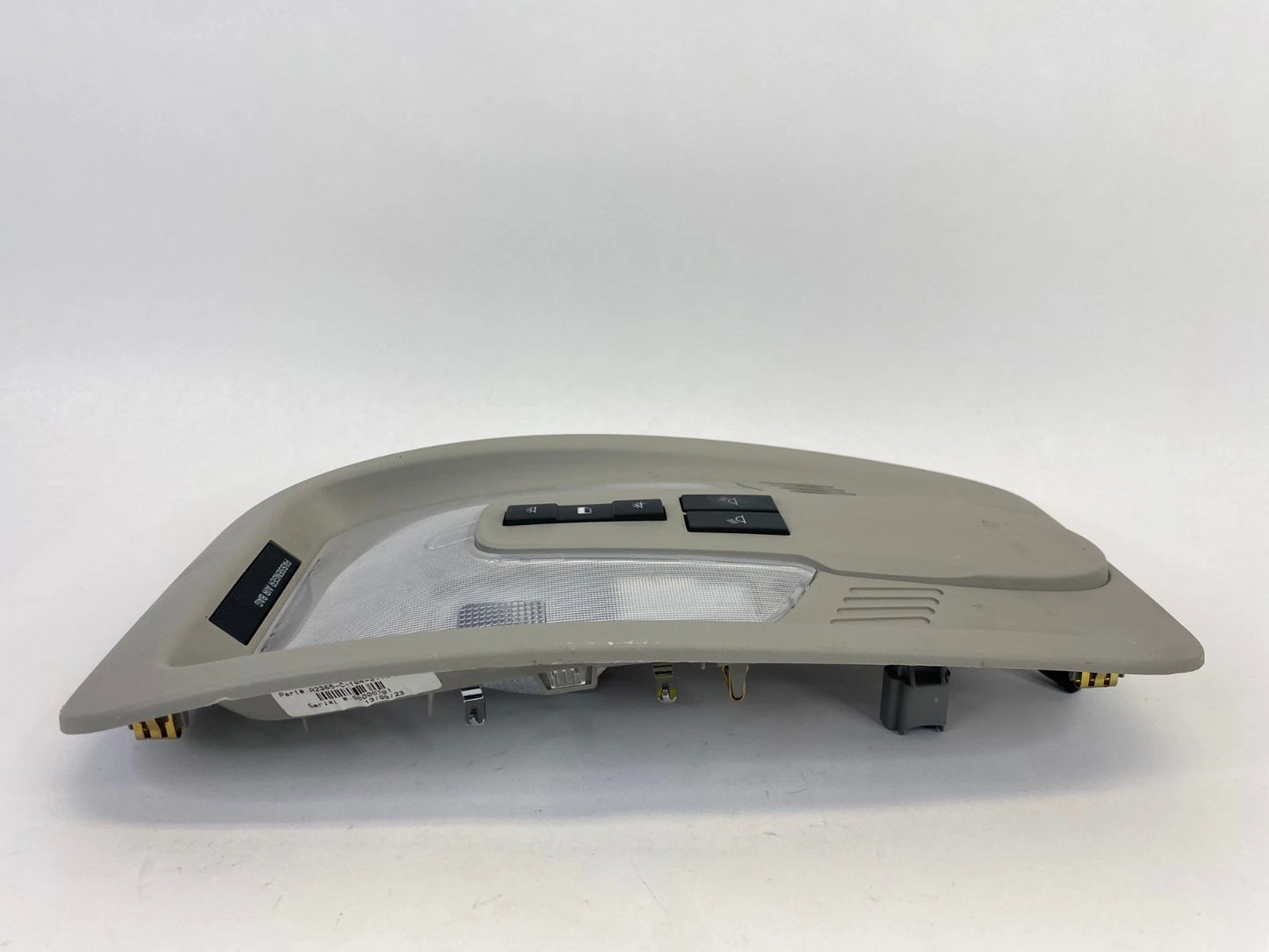 2010-2016 CHEVROLET EQUINOX OVERHEAD CONSOLE MAP LIGHT UNIT OEM FACTORY 22832847
