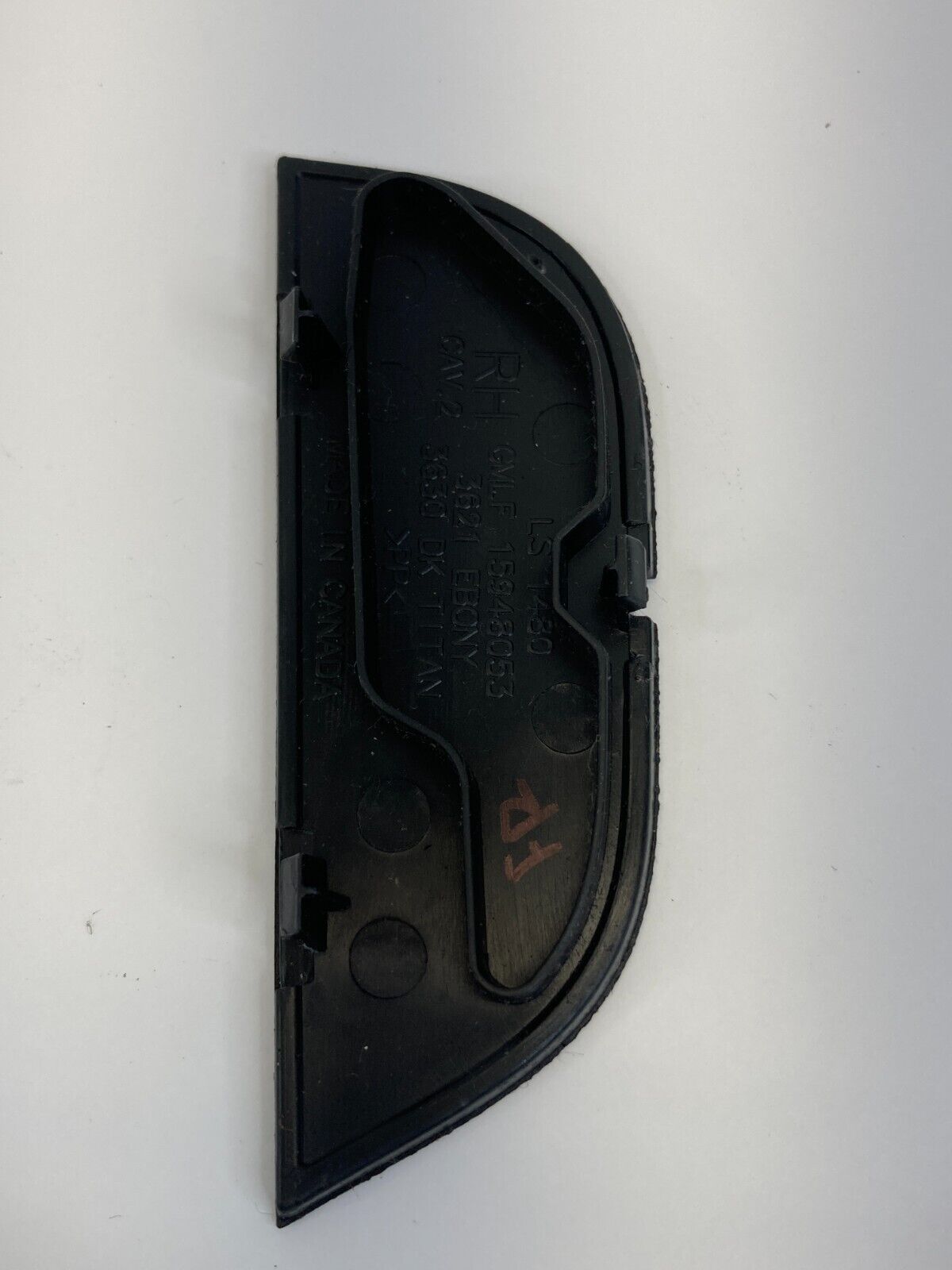 09-12 Chevrolet Traverse Front Right Door Armrest Trim Cover Cap 15948053 OEM