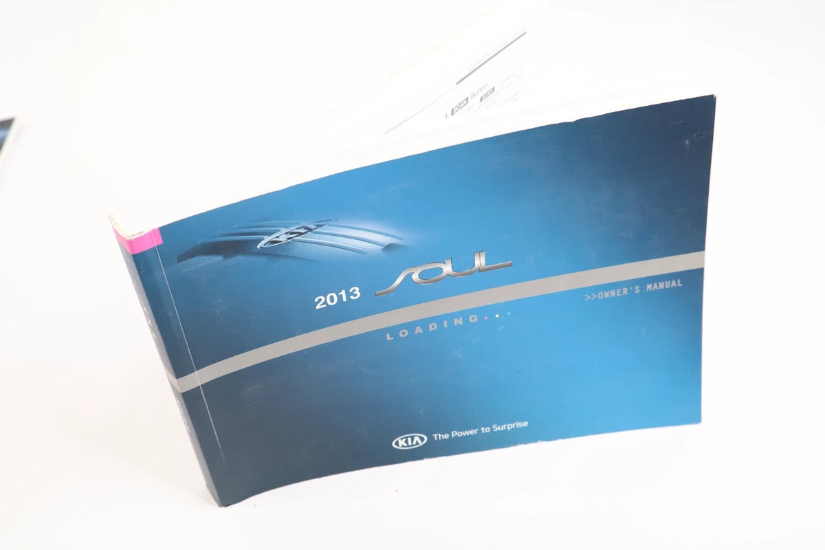 2013 13 KIA SOUL OWNER'S OWNERS MANUAL WARRANTY GUIDE BOOK SET OEM