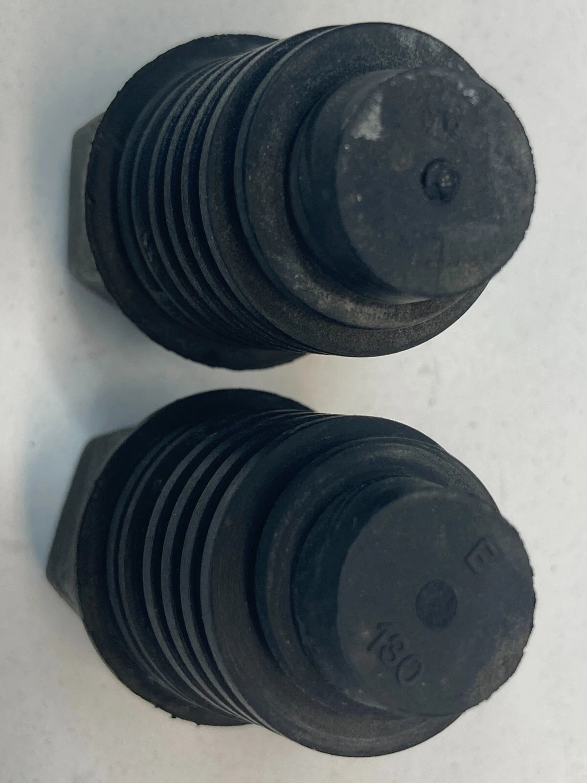 2006-2011 CADILLAC DTS FRONT HOOD RUBBER CUSHION BUFFER STOPPER BUMPER PAIR