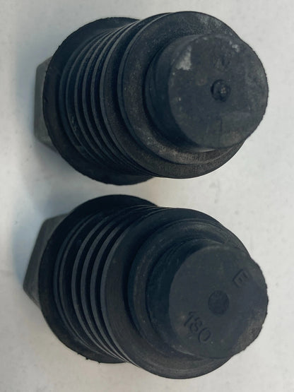 2006-2011 CADILLAC DTS FRONT HOOD RUBBER CUSHION BUFFER STOPPER BUMPER PAIR