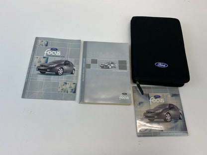 2002 02 Ford Focus Owners Manual Quick Reference Guide Book Set w/ Case OEM