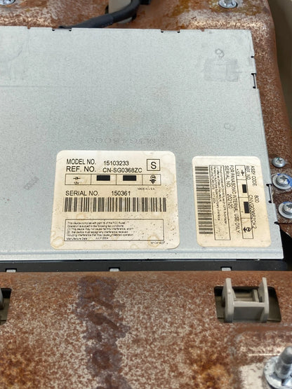 03-06 TAHOE ESCALADE YUKON ROOF OVERHEAD CONSOLE DVD PLAYER MONITOR 15103233 OEM