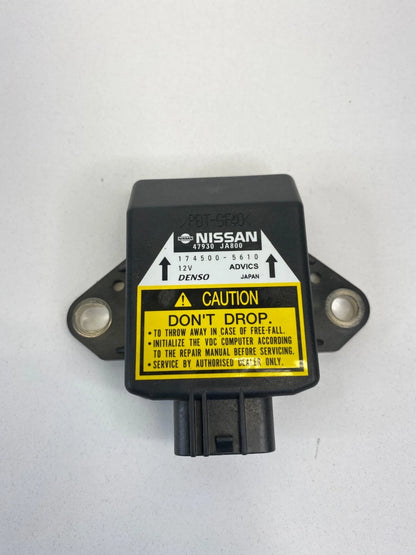 2007-2011 NISSAN ALTIMA 2.5L SUSPENSION YAW RATE SENSOR MODUEL 47930-JA800 OEM