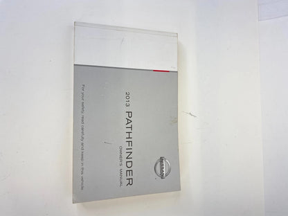 2013 NISSAN PATHFINDER OWNERS MANUAL & WARRANTY INFORMATION SET KIT W/CASE OEM