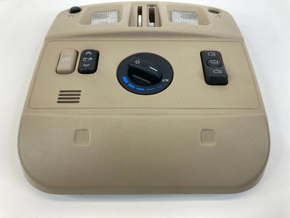 2006-2009 CADILLAC SRX OVERHEAD CONSOLE MAP LIGHT SUNROOF AC SWITCH TAN OEM