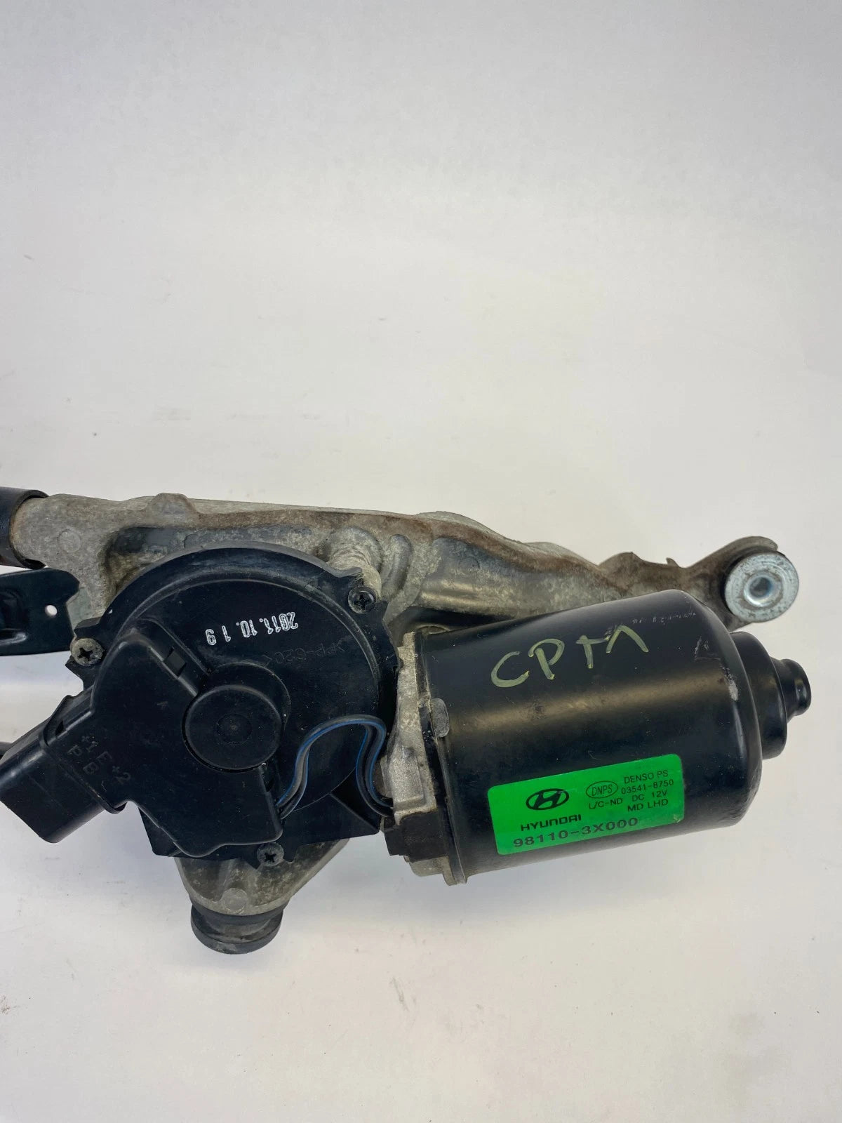 2011-2016 HYUNDAI ELANTRA FRONT WINDSHIELD WIPER MOTOR W LINKAGE 98110-3X000 OEM