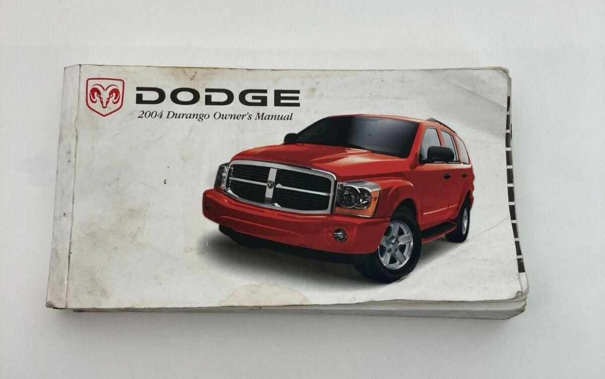 2004 04 DODGE DURANGO OWNER'S MANUAL HANDBOOK GUIDE OEM