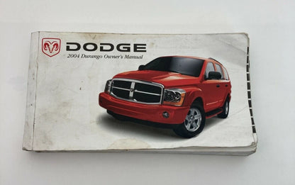 2004 04 DODGE DURANGO OWNER'S MANUAL HANDBOOK GUIDE OEM
