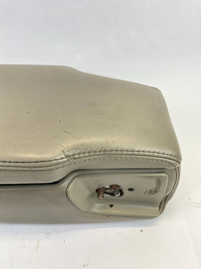 2003-2011 LINCOLN TOWN CAR CENTER CONSOLE ARMREST COVER LID W/ STORAGE TAN OEM
