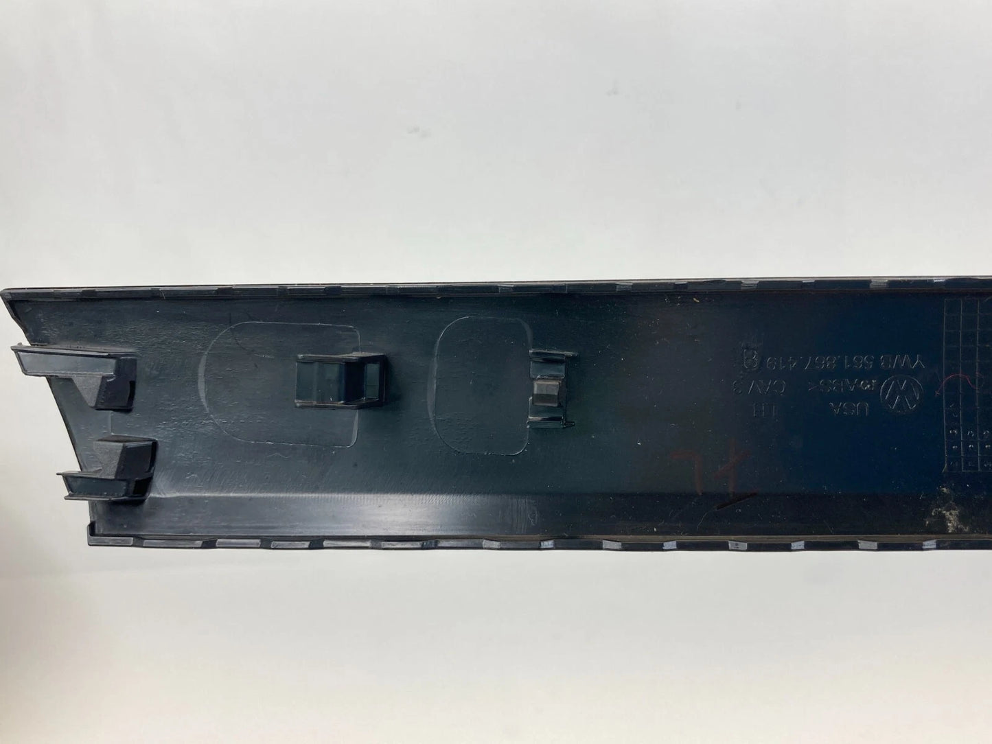 2012-2015 VW VOLKSWAGEN PASSAT REAR LEFT DRIVER DOOR PANEL MOLDING BEZEL
