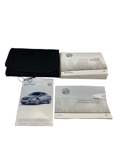 2012 12 Buick Regal Owner's Manual Guide Warranty Information w/ Case OEM