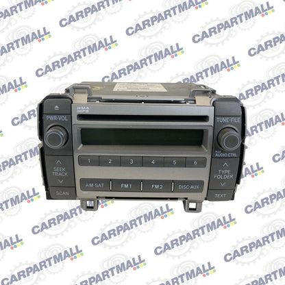 2009 2010 TOYOTA MATRIX RADIO AM/FM CD PLAYER RECEIVER MP3 86120-02710 OEM