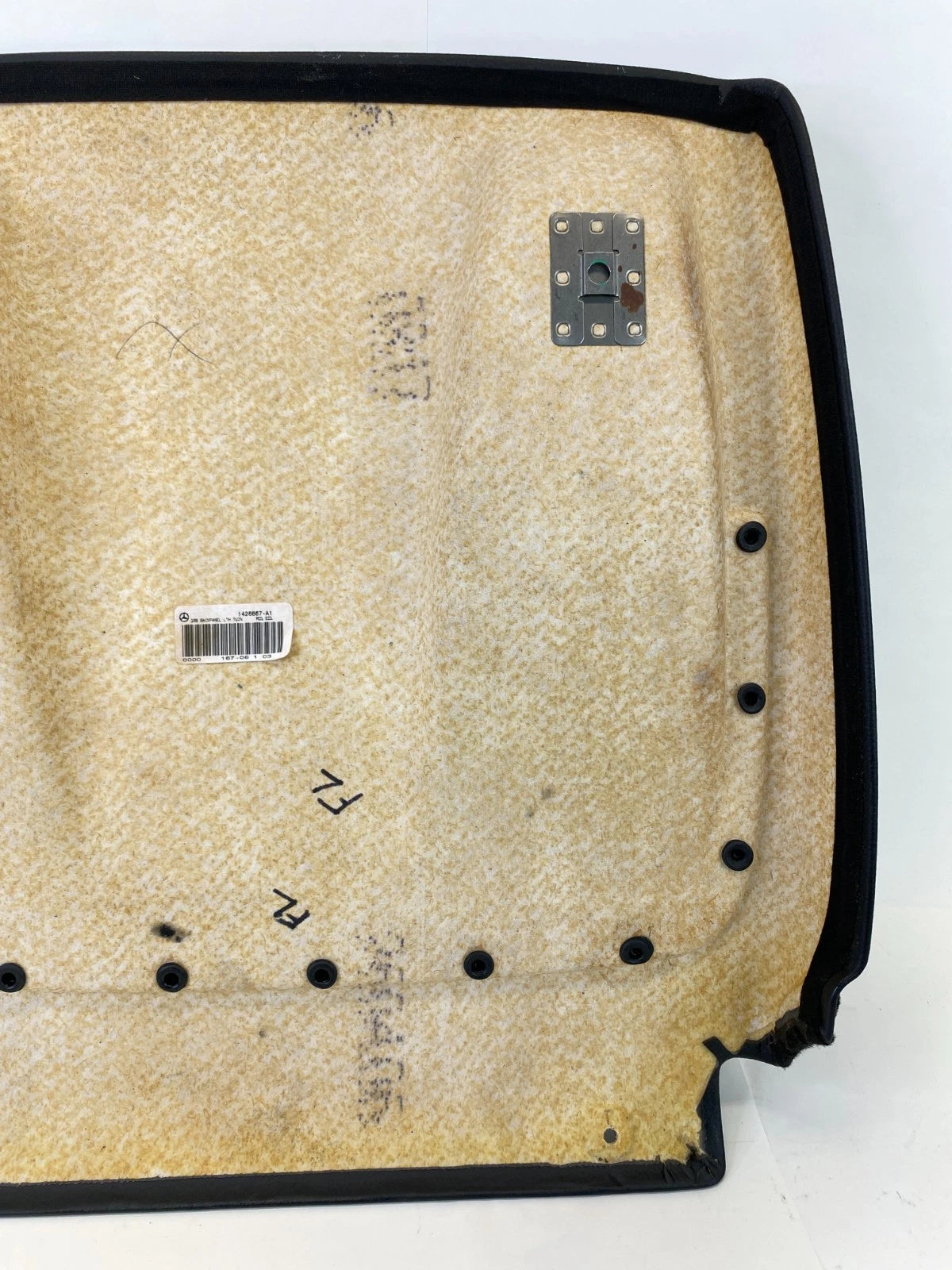 2007-2012 MERCEDES-BENZ GL450 FRONT LEFT DRIVER SEAT BACK COVER PANEL OEM