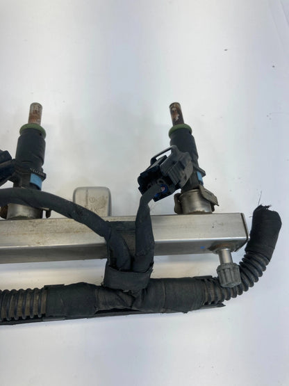 2012-2014 VOLKSWAGEN PASSAT 2.5 FUEL INJECTOR RAIL W/ 5 INJECTORS HARNESS OEM