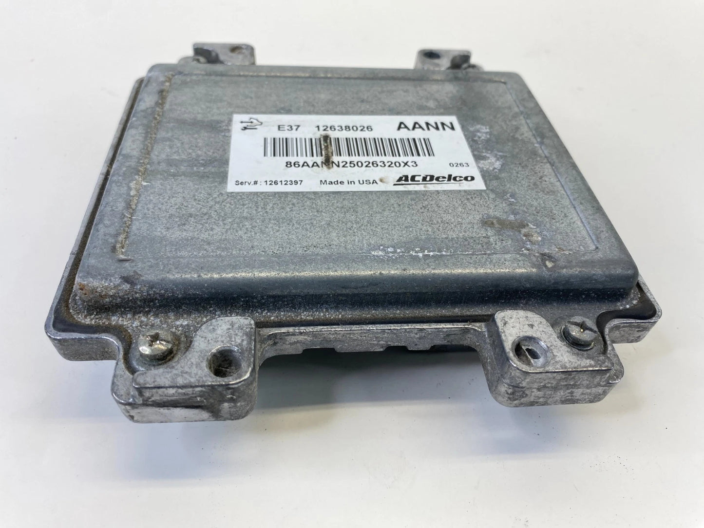 2007-2012 CHEVROLET MALIBU 2.4L AT ENGINE COMPUTER CONTROL MODULE ECM 12612397
