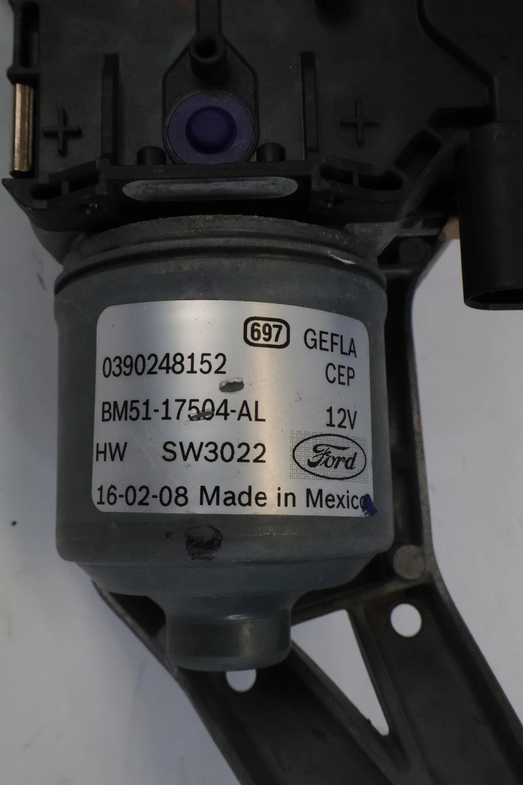 2012-2018 FORD FOCUS FRONT LEFT DRIVER WINDSHIELD WIPER MOTOR OEM BM51-17504-AL