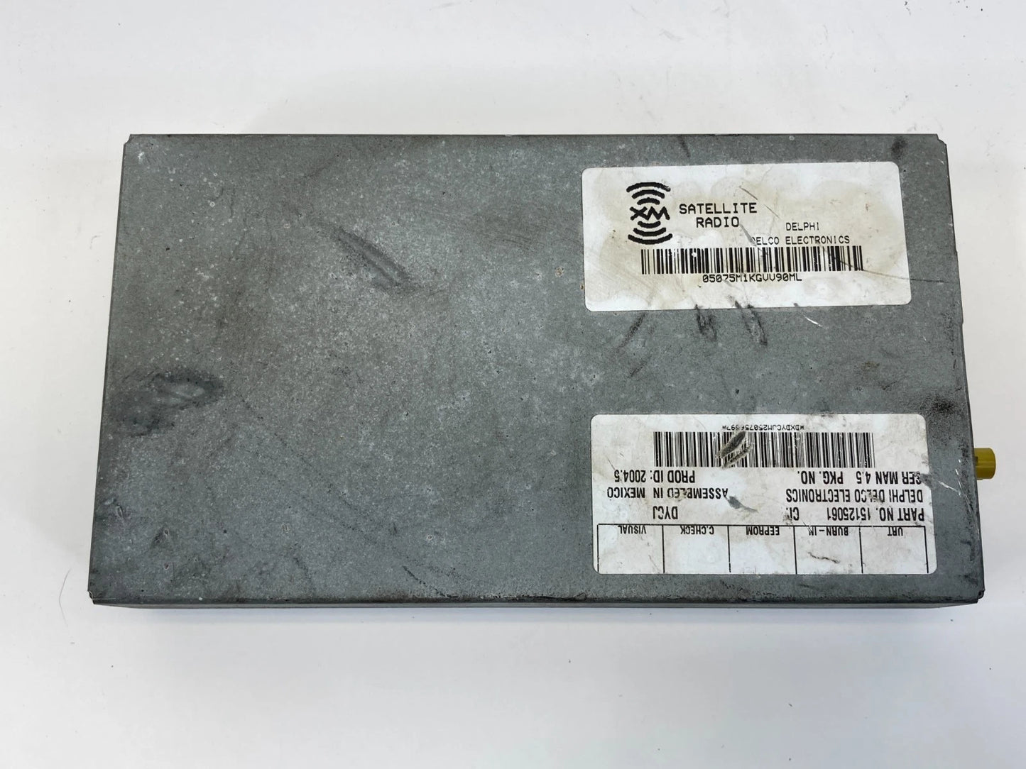 2004 2005 CHEVROLET TRAILBLAZER XM SATELLITE RADIO RECEIVER MODULE 15125061 OEM