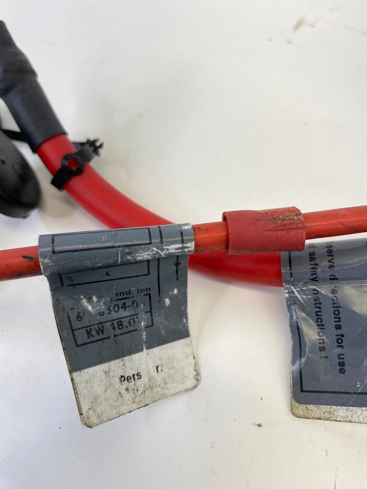 07 08 BMW 328XI 335XI E90 E91 POSITIVE BATTERY TERMINAL CABLE WIRE 6988974 OEM