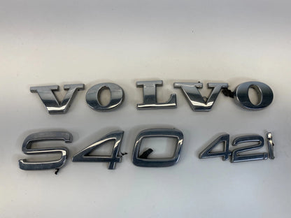 2004-2010 VOLVO S40 2.4I REAR TRUNK LID EMBLEM LOGO NAMEPLATE SET OEM