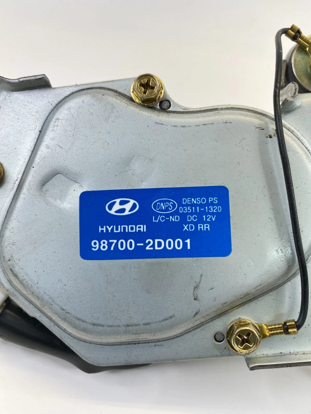 2000-2006 HYUNDAI ELANTRA HATCHBACK RR WIPER MOTOR UNIT ASSEMBLY OEM 98700-2D001