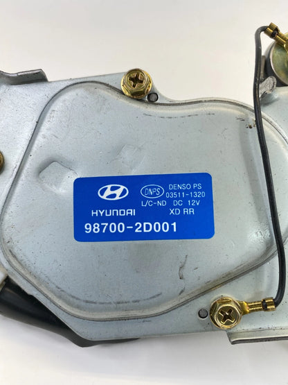 2000-2006 HYUNDAI ELANTRA HATCHBACK RR WIPER MOTOR UNIT ASSEMBLY OEM 98700-2D001