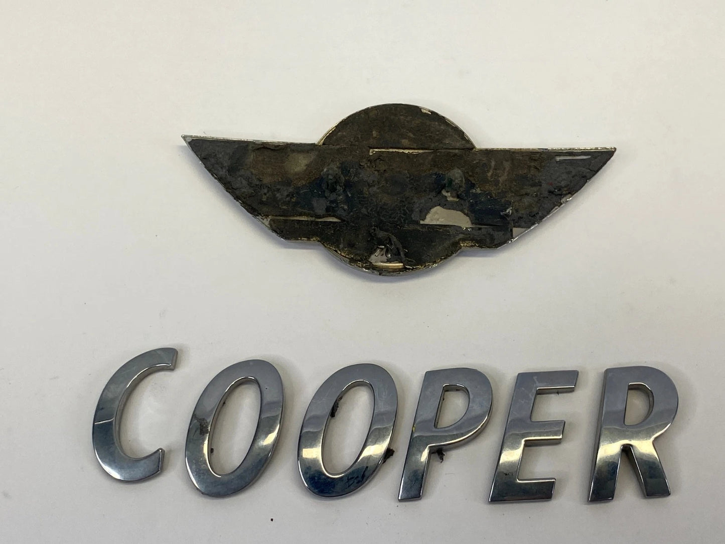 2006-2013 MINI COOPER REAR TRUNK DECK LID LOGO EMBLEM BADGE CHROME FINISH OEM