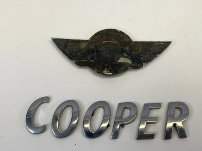 2006-2013 MINI COOPER REAR TRUNK DECK LID LOGO EMBLEM BADGE CHROME FINISH OEM