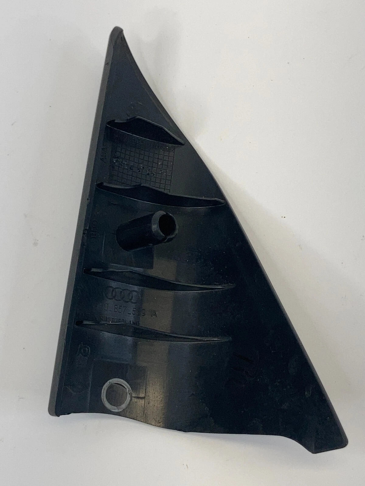 06-11 AUDI A6 QUATTRO REAR LEFT INTERIOR DOOR CORNER COVER TRIM PANEL 4F0857569A