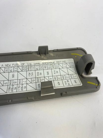 2011-2017 HONDA ODYSSEY INTERIOR LOWER DASH FUSE BOX ACCESS LID COVER 83113-TK8