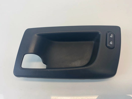 2003-2007 CADILLAC CTS FRONT LEFT DRIVER INNER DOOR HANDLE BEZEL W/ LOCK SWITCH