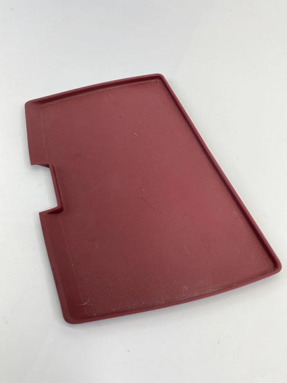 10-17 CHEVY EQUINOX CENTER CONSOLE STORAGE FLOOR LINER RUBBER RED MAT 25876557