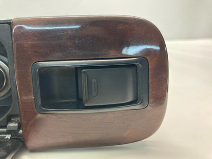 95-97 LEXUS LS400 REAR LH WINDOW SWITCH CONTROL W/ ASHTRAY WOODGRAIN 5741350010