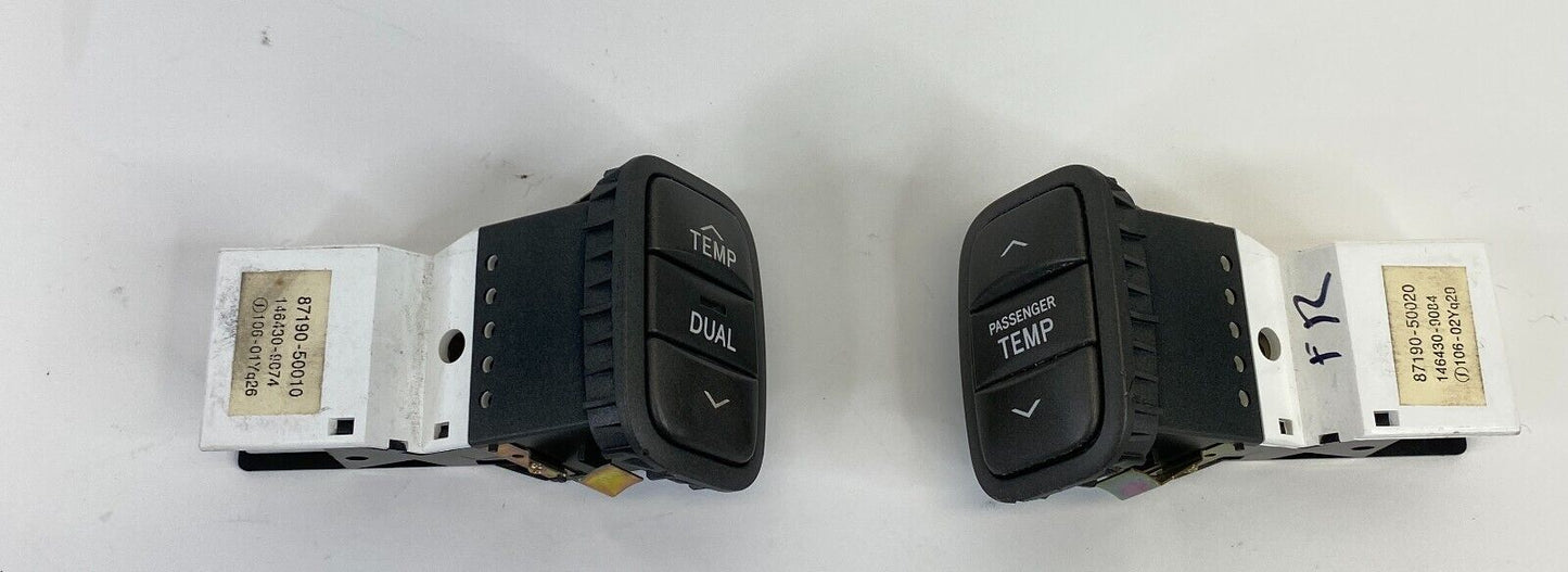 2004-2006 Lexus LS430 Dash Driver & Passenger Temperature Control Switch OEM