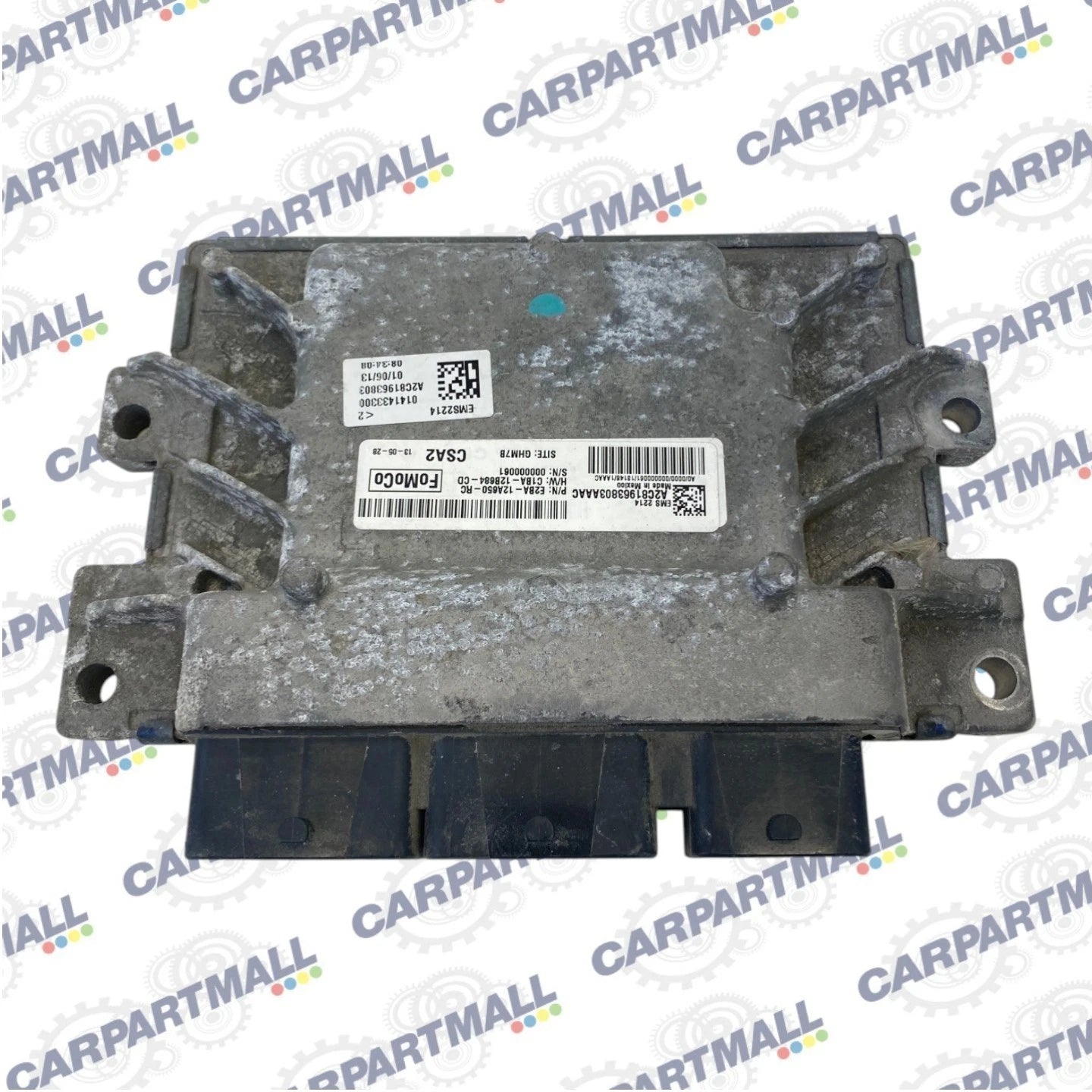 14 15 FORD FIESTA 1.6L AT ENGINE COMPUTER CONTROL MODULE ECM ECU E2BA12A650 OEM