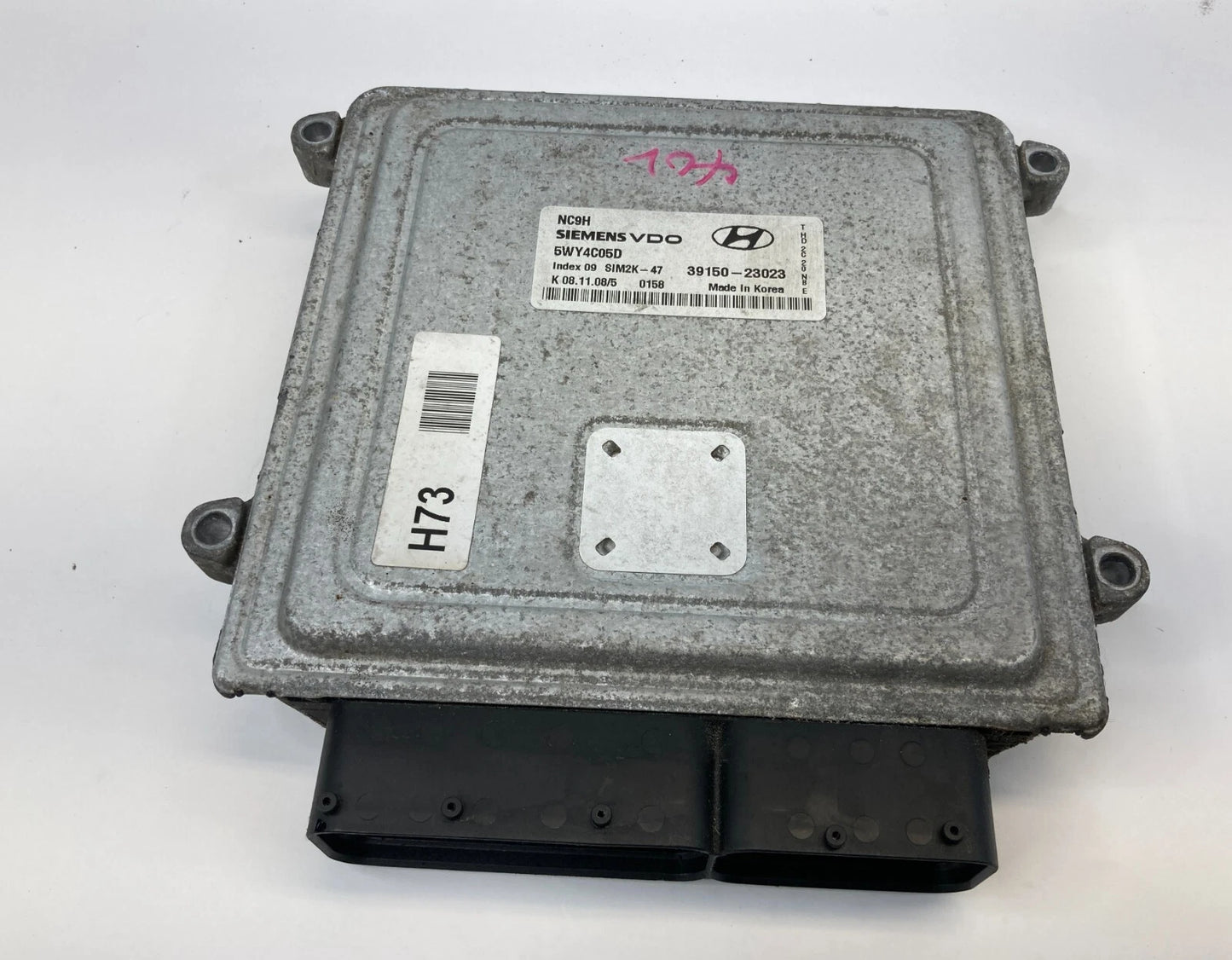 07-10 HYUNDAI ELANTRA 2.0L L4 16V ENGINE CONTROL MODULE UNIT ECU 39150-23023 OEM