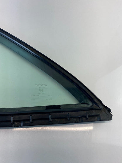 07-11 Toyota Camry Rear Left Driver Door Quarter Window Glass 68189-06021